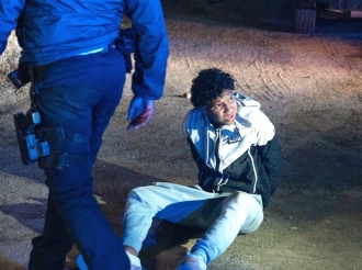Detencion di ladron despues di persecucion peligroso