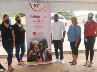 CIBC a conmemora su di 100 aniversario plantando 100 mata distribui den 16 Isla den Caribe