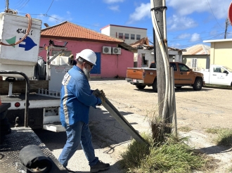 Elmar a haci trabao di mantenimento riba wayanan rond Aruba