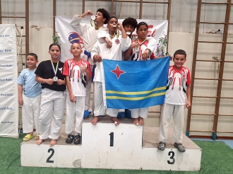 Exitoso Representacion di Karatekanan di Aruba na Curaçao
