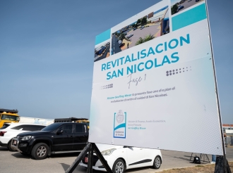 Groundbreaking oficial di fase 1 di renovacion di stacion di bus na San Nicolas