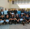 Minister Arthur Dowers ta reconoce excelencia den entrenamento K9