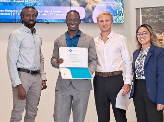 Studiante di SISSTEM ta defende su tesis riba e calidad di awa na Aruba